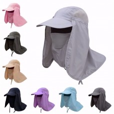 New Mujer Hombre Sport Hiking Fishing Cap Neck Face Flap UV Protection Baseball Hat  eb-61032746